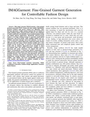 PDF Document Cover - IMAGGarment: Fine-Grained Garment Generation for Controllable Fashion Design
