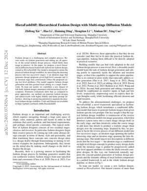 PDF Document Cover - HieraFashDiff: Hierarchical Fashion Design with Multi-stage Diffusion Models - Analysis & Framework